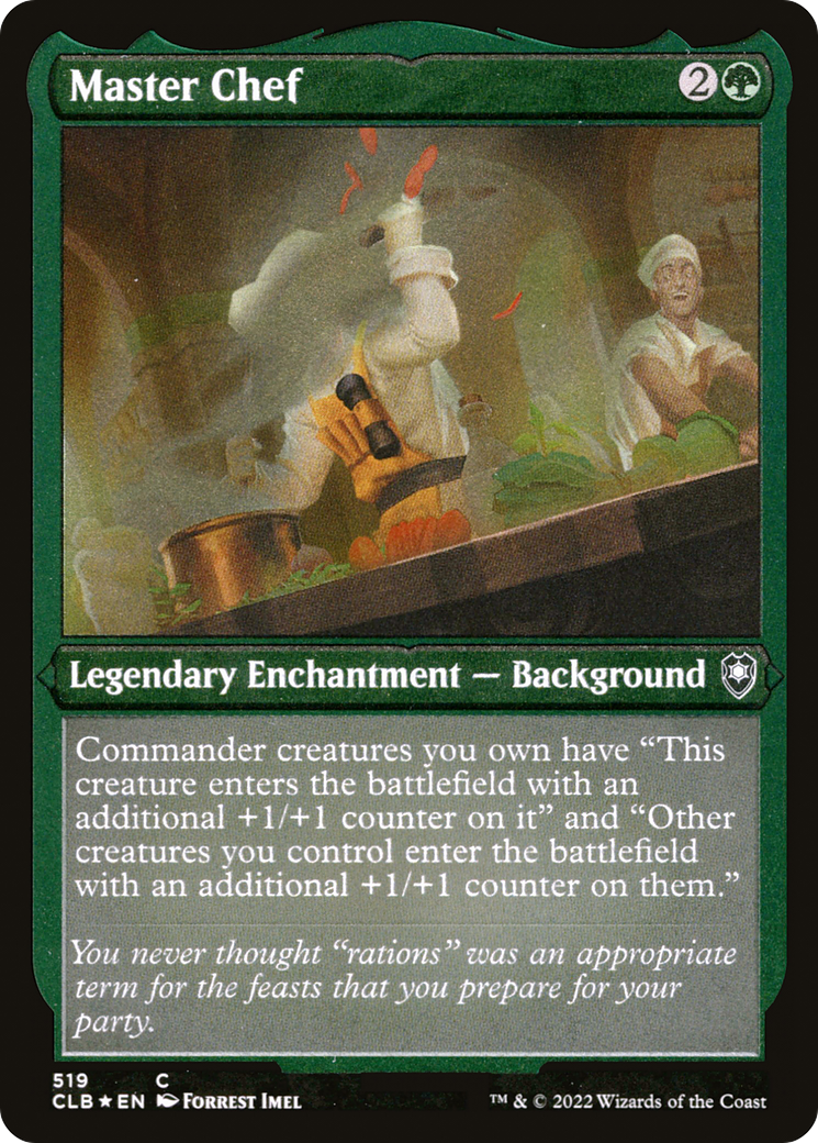 Master Chef (519) Etched - Commander Legends: Battle for Baldur's Gate