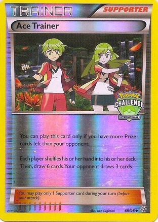 Ace Trainer (International Challenge) (69) Reverse Holofoil - Ancient Origins