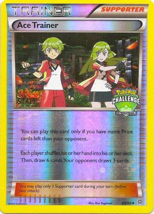 Ace Trainer (International Challenge) [Staff] (69) Reverse Holofoil - Ancient Origins
