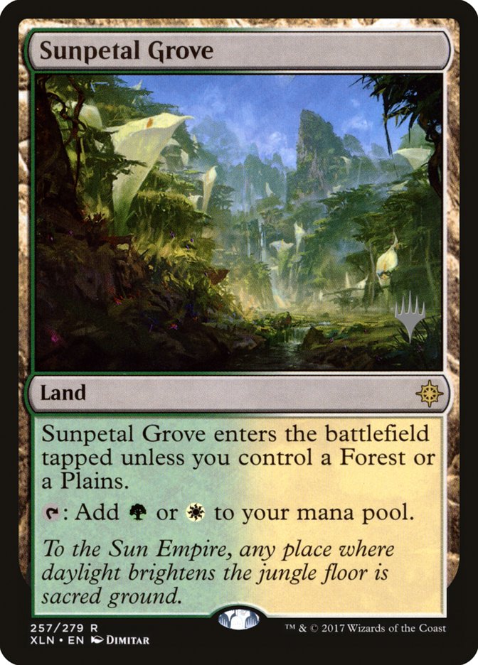 Sunpetal Grove (Promo Pack) [Ixalan Promos] | Silver Goblin