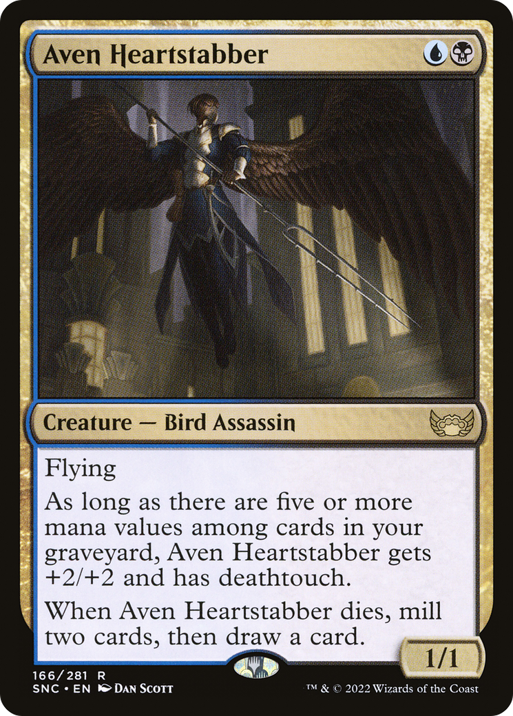 Aven Heartstabber (166) Foil - Streets of New Capenna