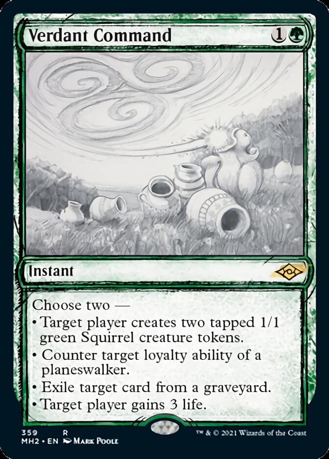 Verdant Command (Sketch) [Modern Horizons 2] | Silver Goblin