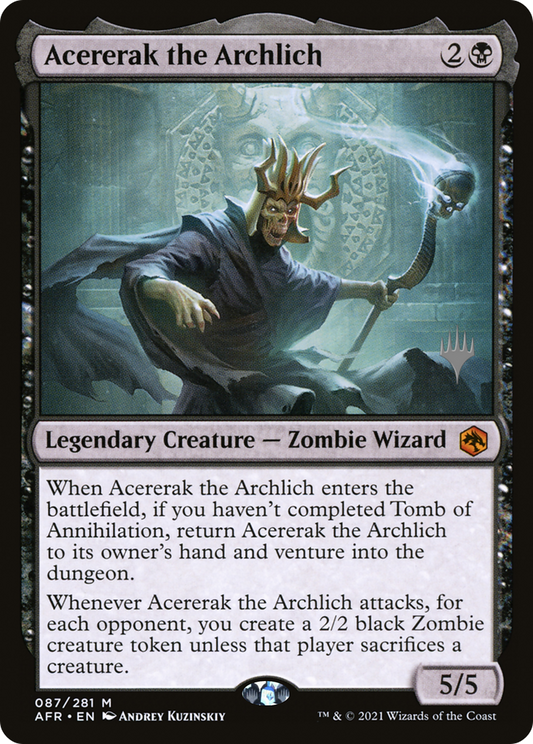 Acererak the Archlich (Promo) (087) Foil - Adventures in the Forgotten Realms
