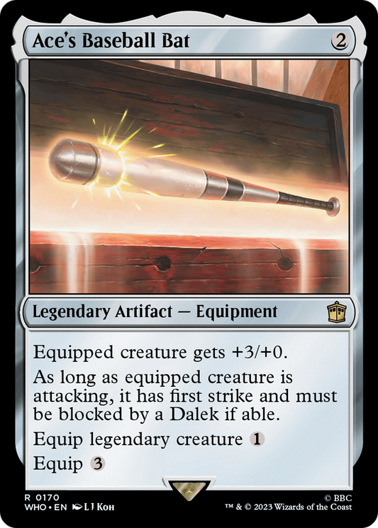 Ace's Baseball Bat (170) Foil - Doctor Who