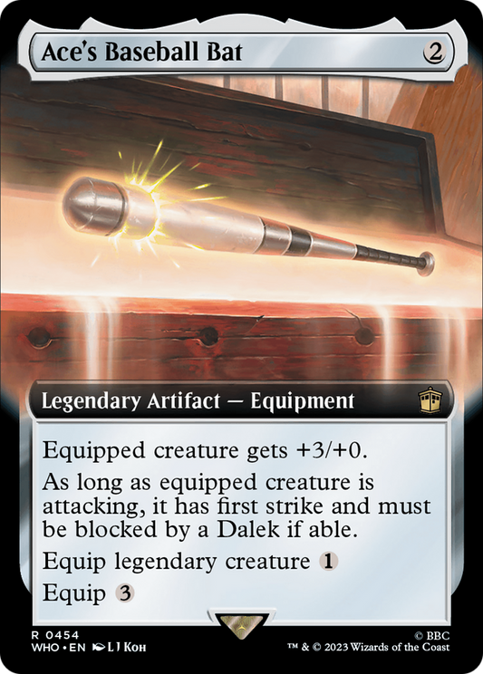 Ace's Baseball Bat (Extended Art) (454) Foil - Doctor Who
