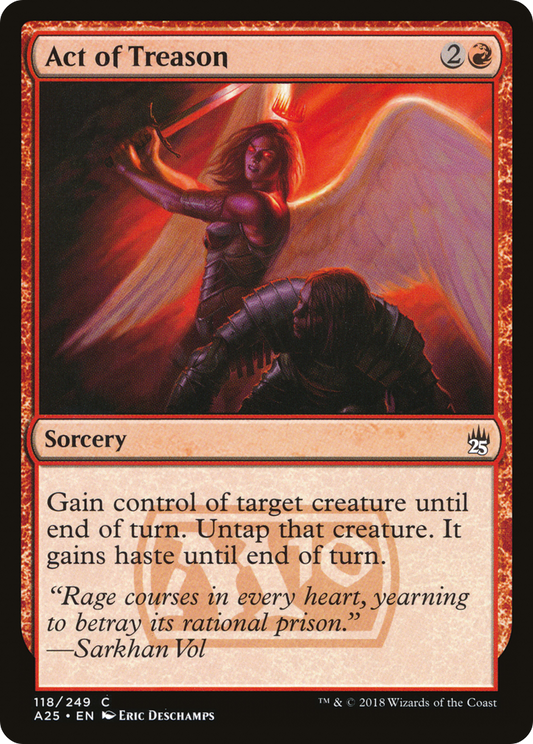 Act of Treason (118) Foil - Masters 25