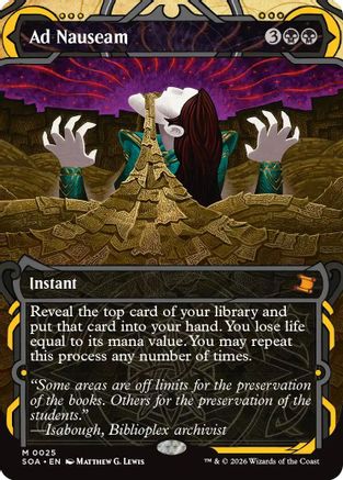 Ad Nauseam (025) Foil - Secrets of Strixhaven: Mystical Archive