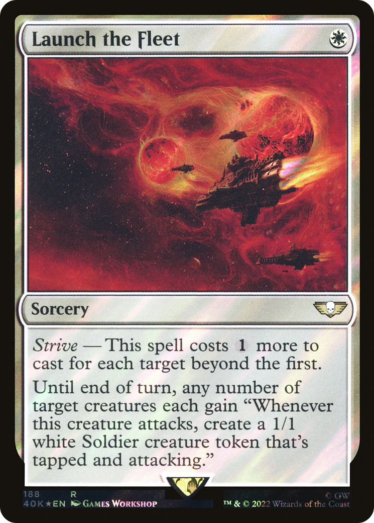 Launch the Fleet (188) Surge Foil - Warhammer 40,000 Commander