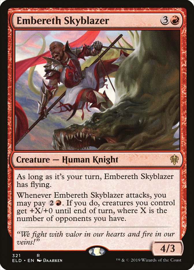 Embereth Skyblazer [Throne of Eldraine] | Silver Goblin