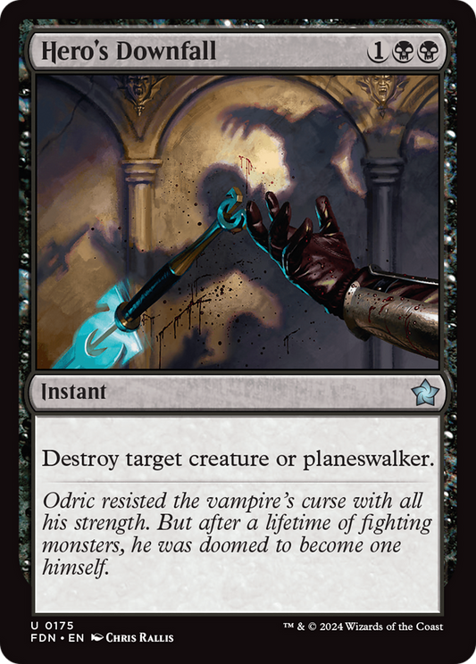 Hero's Downfall [Foundations] Foil