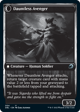 Bereaved Survivor // Dauntless Avenger (004) - Innistrad: Double Feature