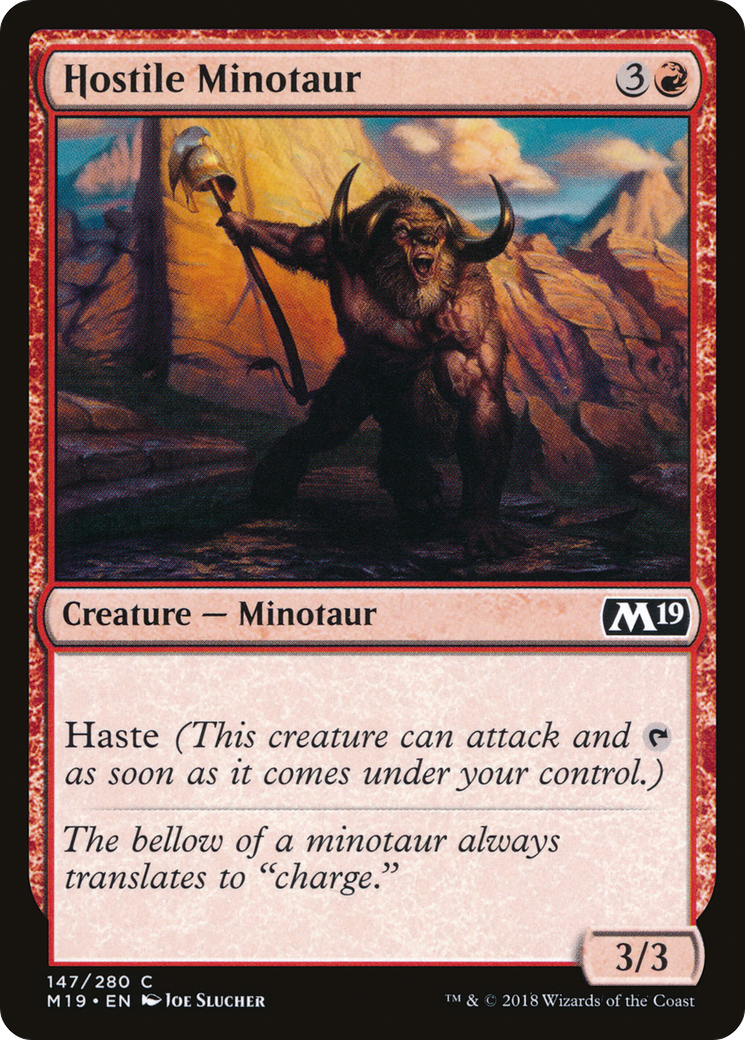 Hostile Minotaur (147) - Core Set 2019