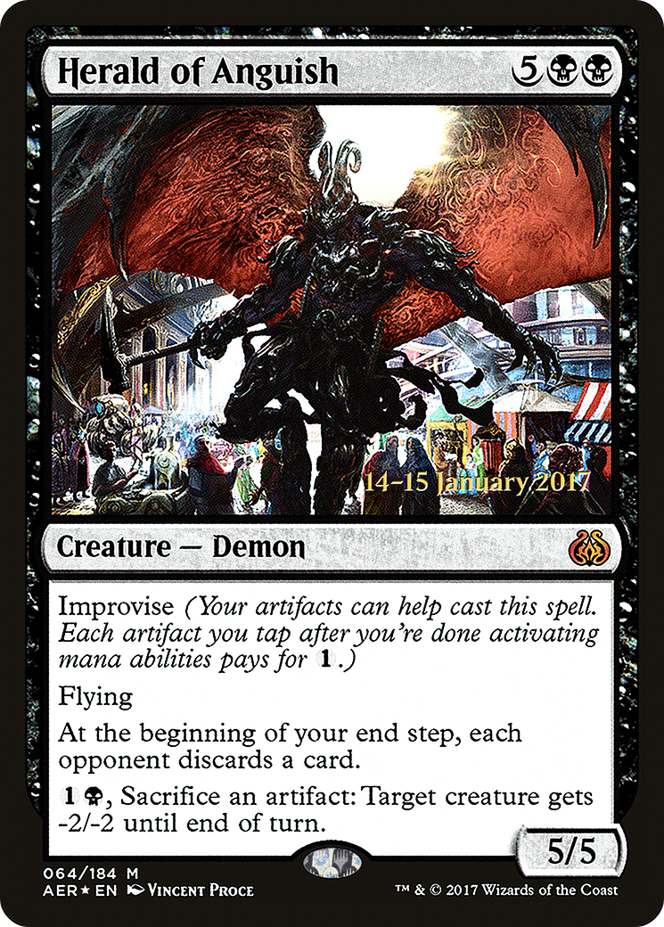 Herald of Anguish (064) Foil - Aether Revolt Promos