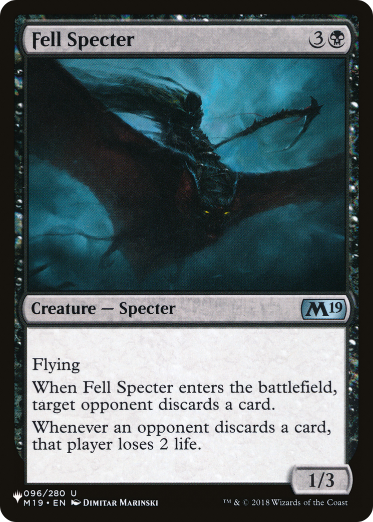 Fell Specter (M19-96) - The List