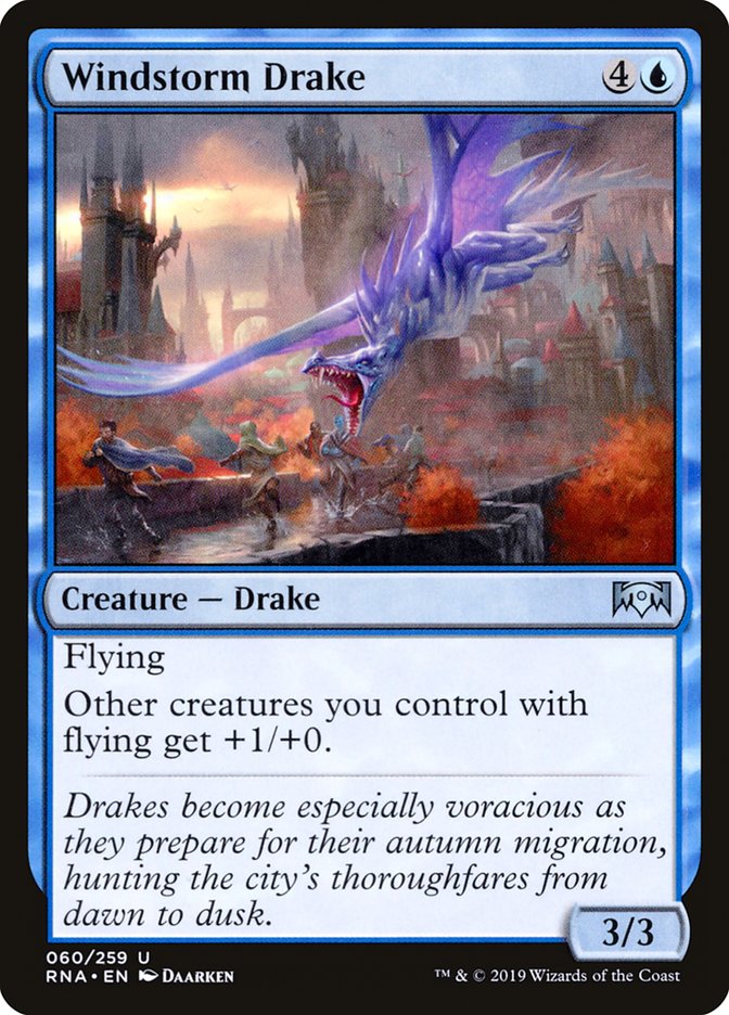 Windstorm Drake [Ravnica Allegiance] | Silver Goblin