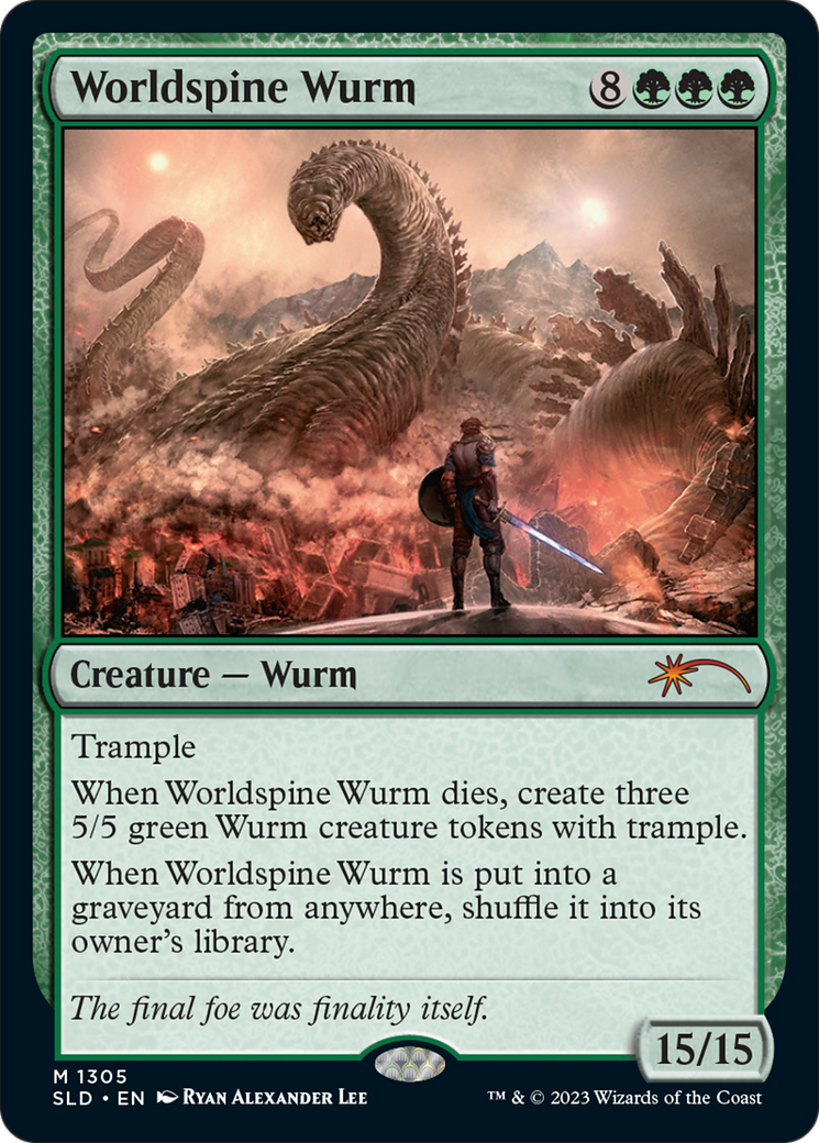 Worldspine Wurm (1305) - Secret Lair Drop
