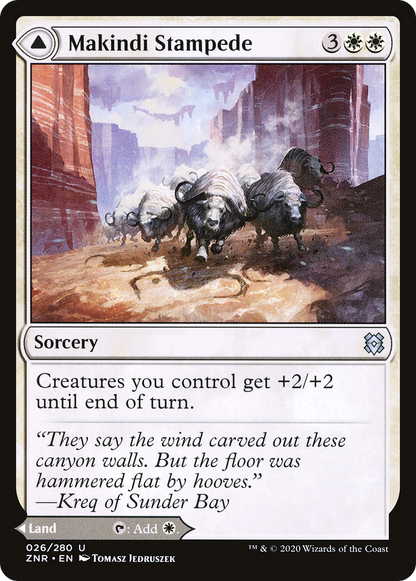 Makindi Stampede (026) Foil - Zendikar Rising