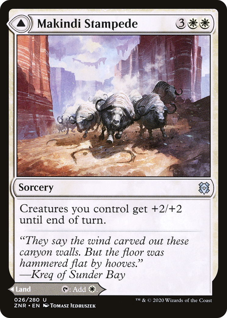 Makindi Stampede (026) Foil - Zendikar Rising