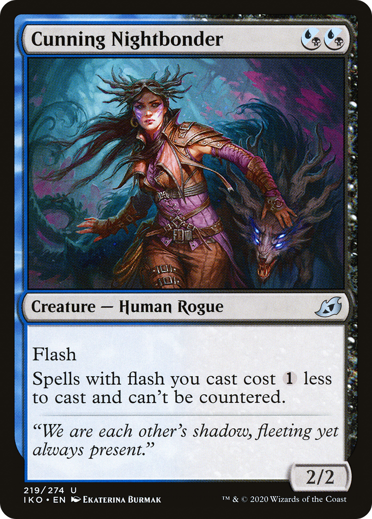 Cunning Nightbonder (219) Foil - Ikoria: Lair of Behemoths
