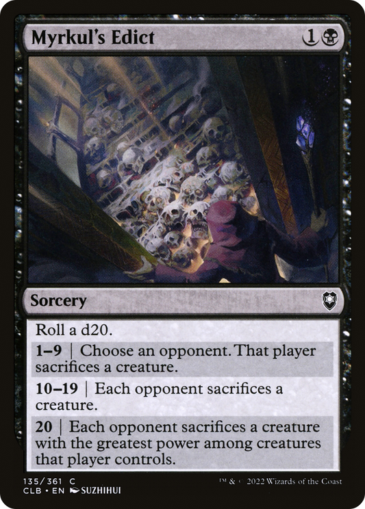 Myrkul's Edict (135) - Commander Legends: Battle for Baldur's Gate