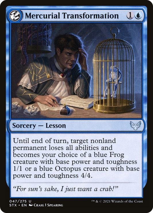 Mercurial Transformation (047) - Strixhaven: School of Mages