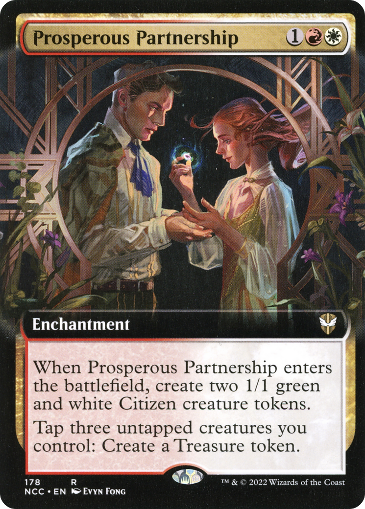 Prosperous Partnership (Extended Art) (178) - New Capenna Commander