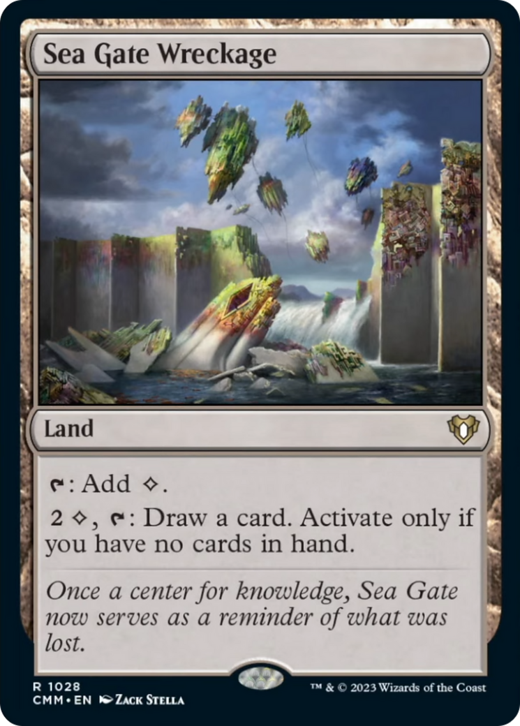 Sea Gate Wreckage [Commander Masters] | Silver Goblin
