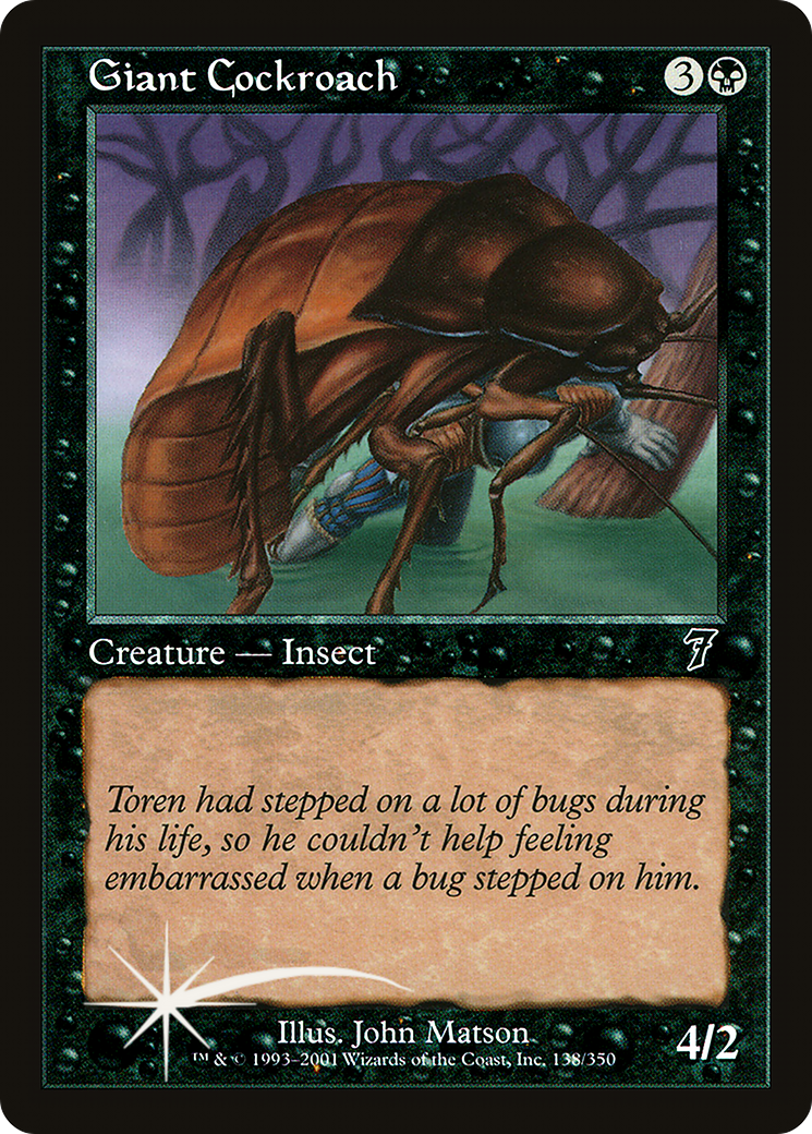 Giant Cockroach (138) - Seventh Edition