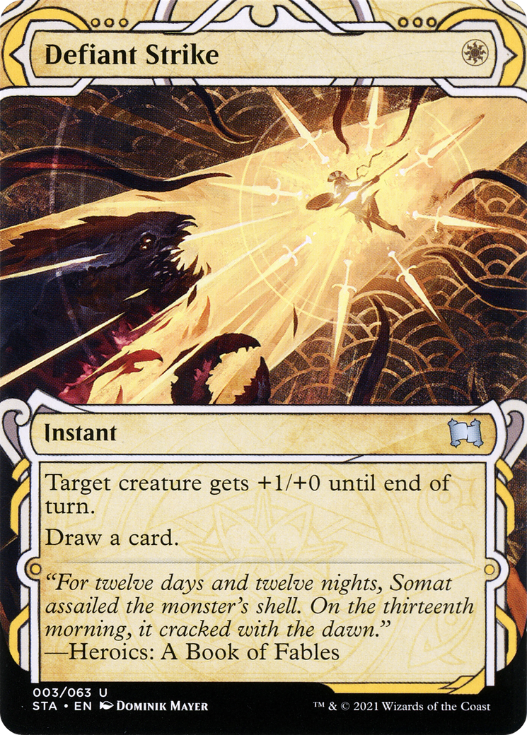 Defiant Strike [Strixhaven: School of Mages Mystical Archive] Foil