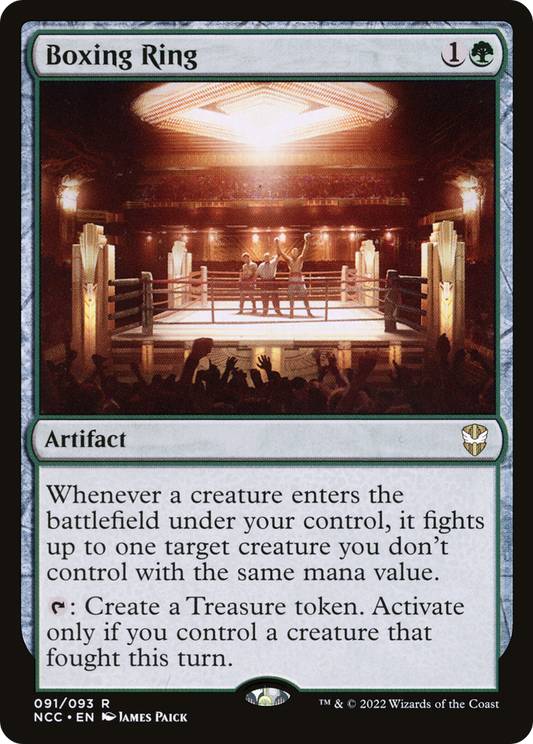Boxing Ring (091) Foil - New Capenna Commander