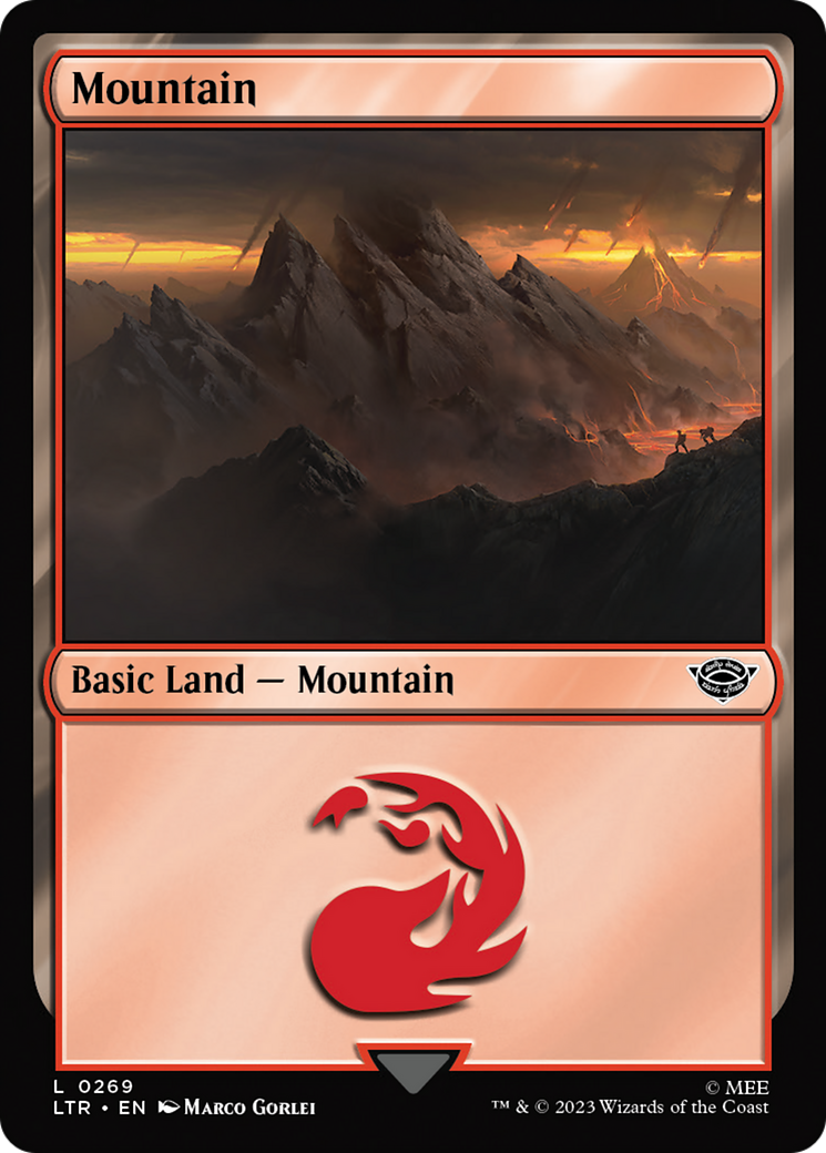 Mountain (269) Foil - The Lord of the Rings: Tales of Middle-earth
