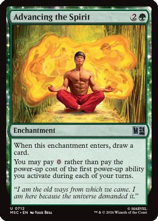 Advancing the Spirit (712) - Commander: Marvel Super Heroes