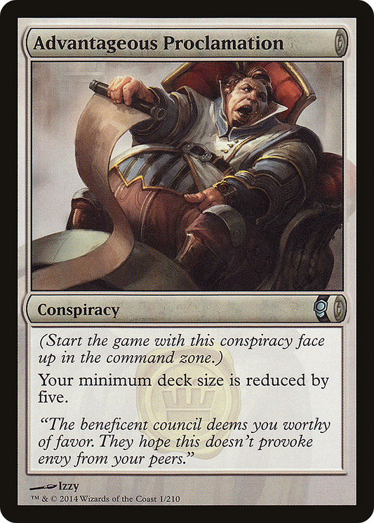 Advantageous Proclamation (001) Foil - Conspiracy