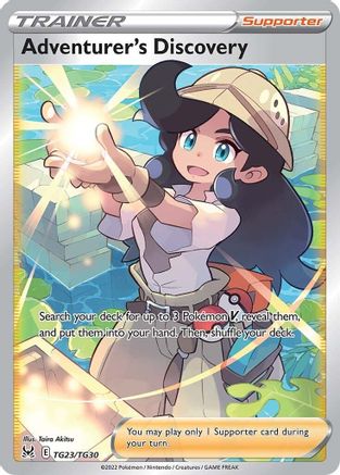 Adventurer's Discovery (Full Art) (TG23) Holofoil - Lost Origin