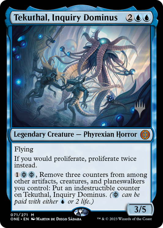 Tekuthal, Inquiry Dominus (Promo Pack) [Phyrexia: All Will Be One Promos] Foil