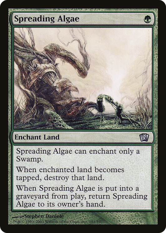 Spreading Algae (281★) Foil - Eighth Edition