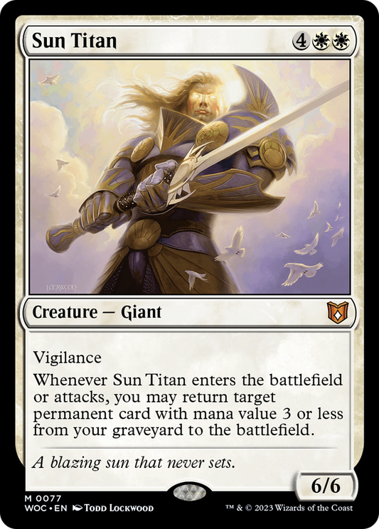Sun Titan (077) - Wilds of Eldraine Commander