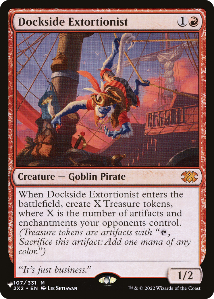 Dockside Extortionist (2X2-107) - The List