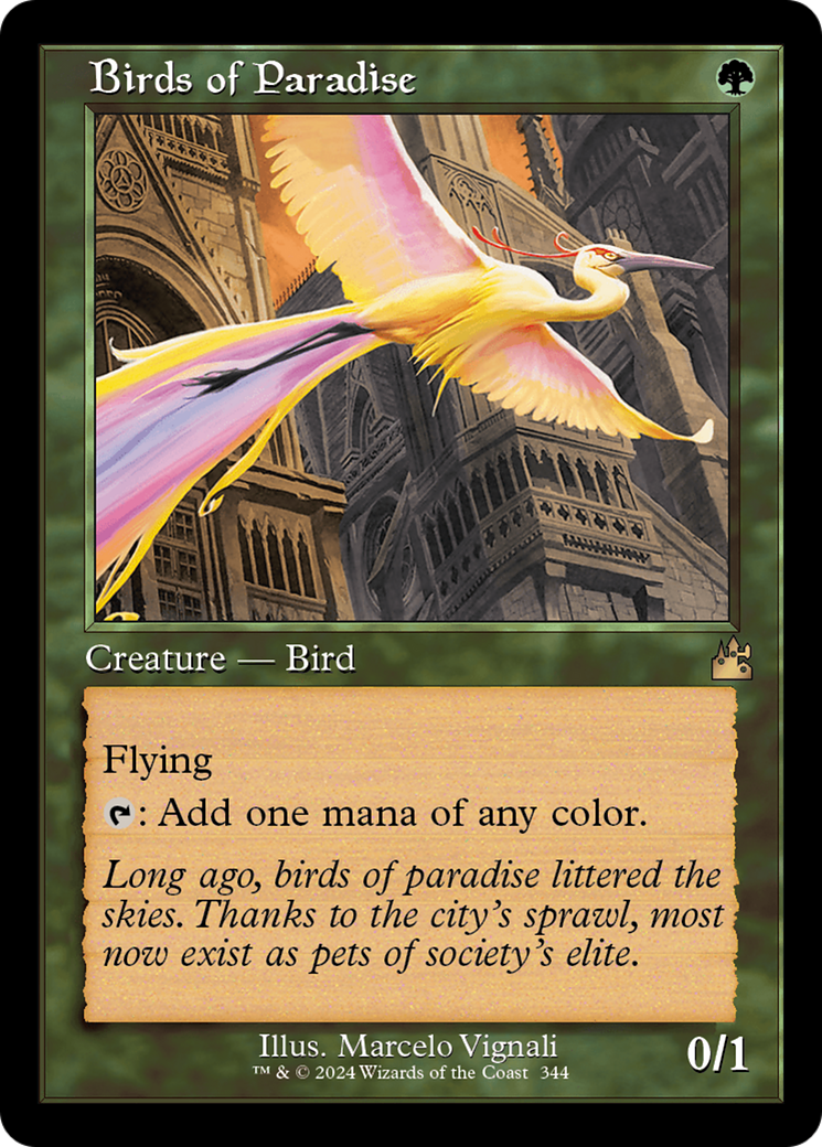 Birds of Paradise (Retro) [Ravnica Remastered] | Silver Goblin