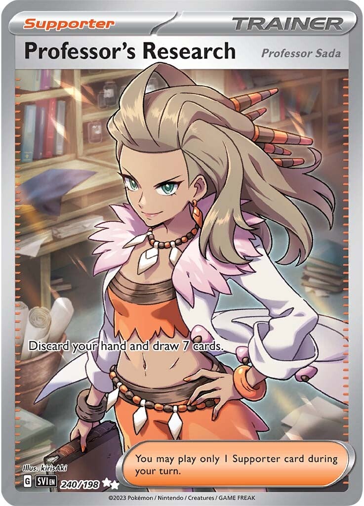 Professor's Research (240/198) [Scarlet & Violet: Base Set] | Silver Goblin