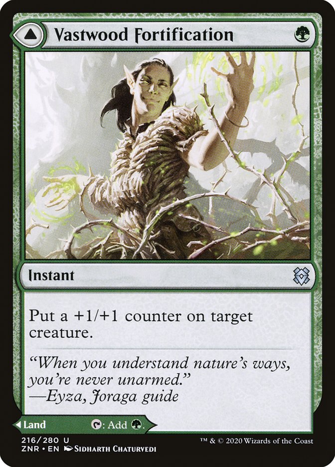 Vastwood Fortification (216) Foil - Zendikar Rising