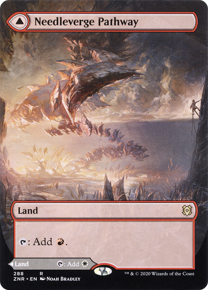Needleverge Pathway (Borderless) (Showcase) (288) Foil - Zendikar Rising
