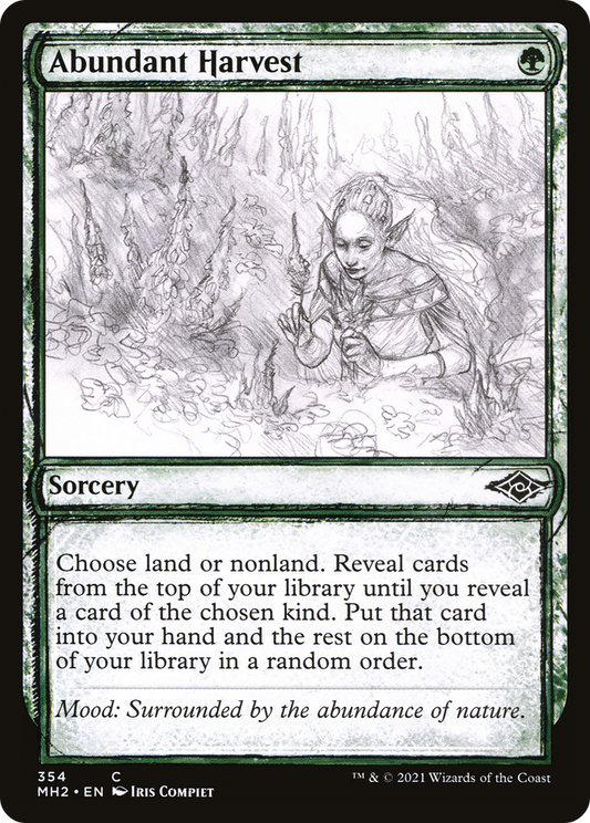 Abundant Harvest (Sketch) [Modern Horizons 2] Foil