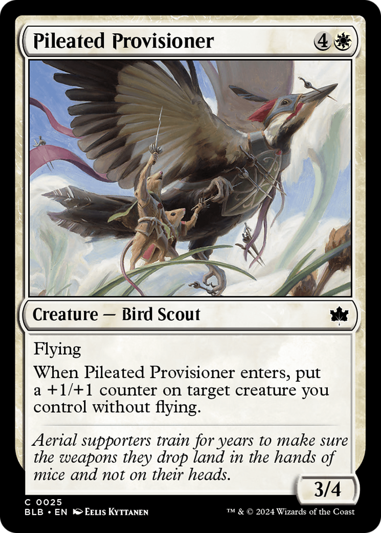 Pileated Provisioner (025) - Bloomburrow