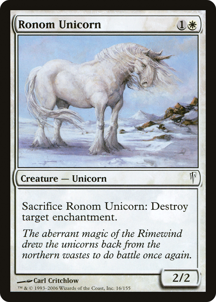Ronom Unicorn (016) - Coldsnap