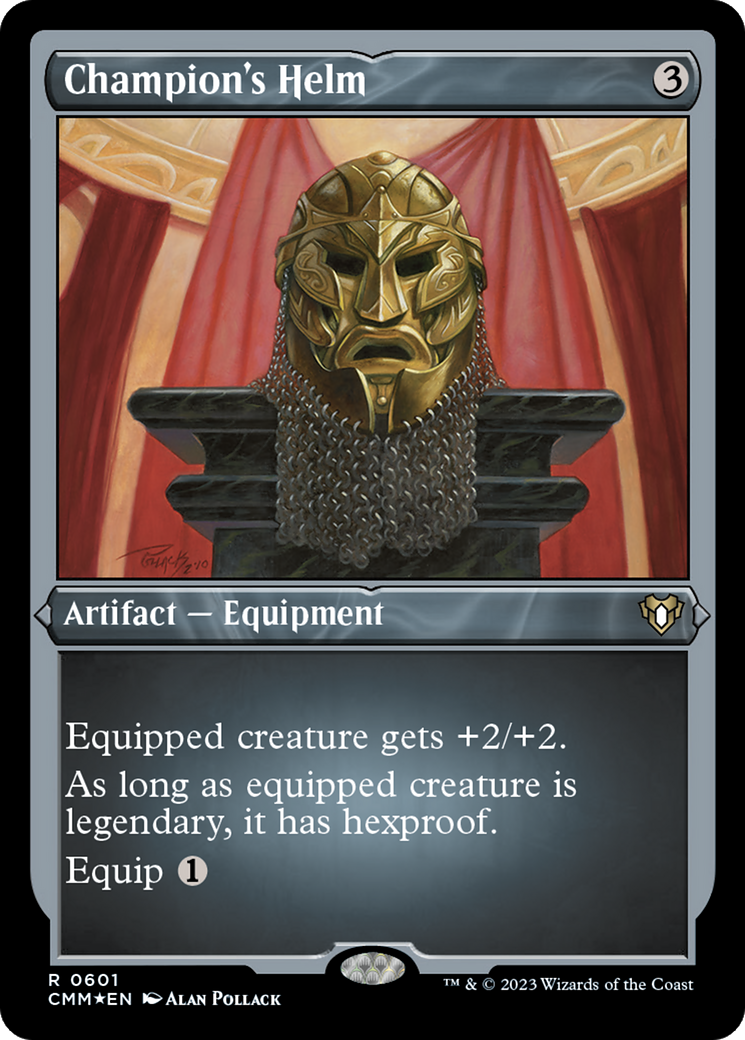 Champion's Helm (Foil Etched) [Commander Masters]