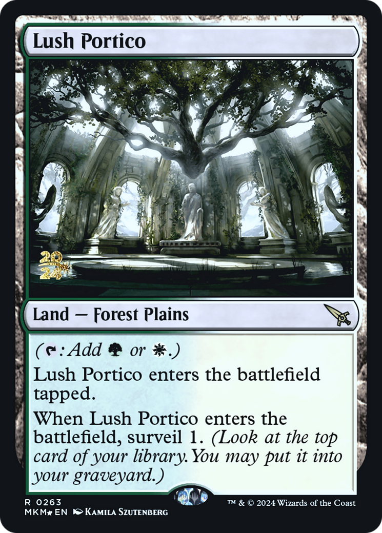 Lush Portico (263) Foil - Murders at Karlov Manor Promos