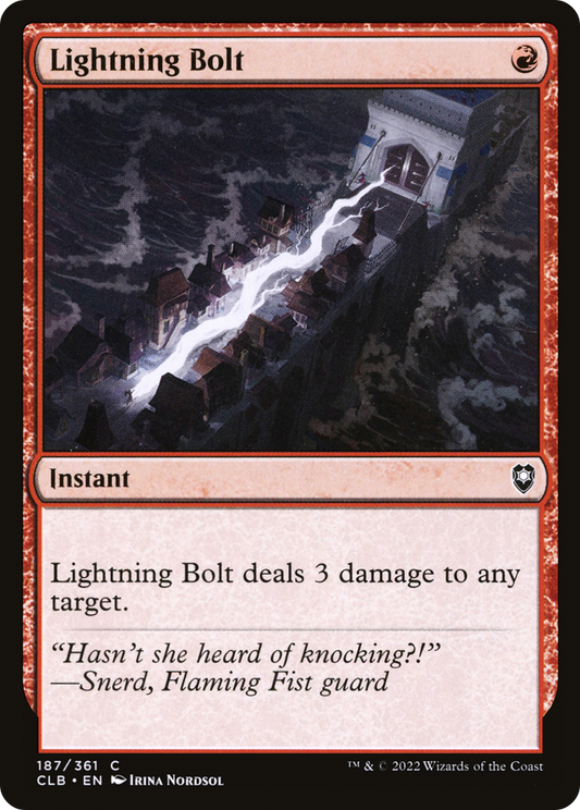 Lightning Bolt [Commander Legends: Battle for Baldur's Gate]