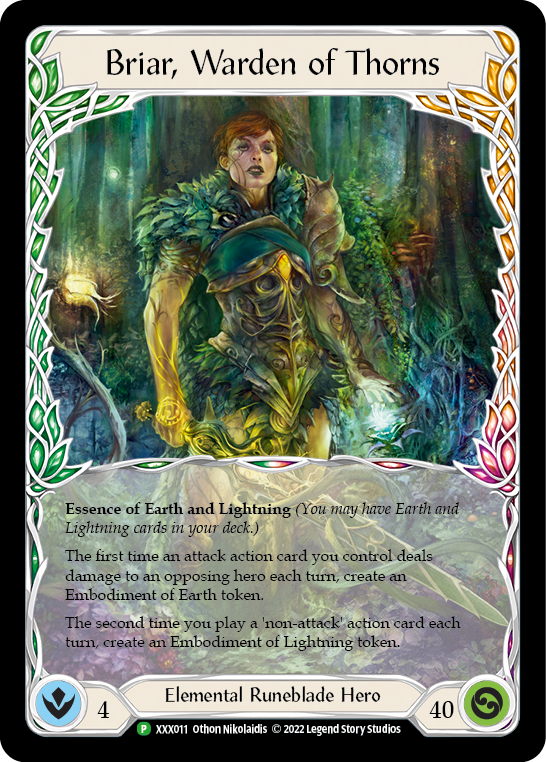 Briar // Briar, Warden of Thorns [XXX011/XXX012] (Promo) | Silver Goblin