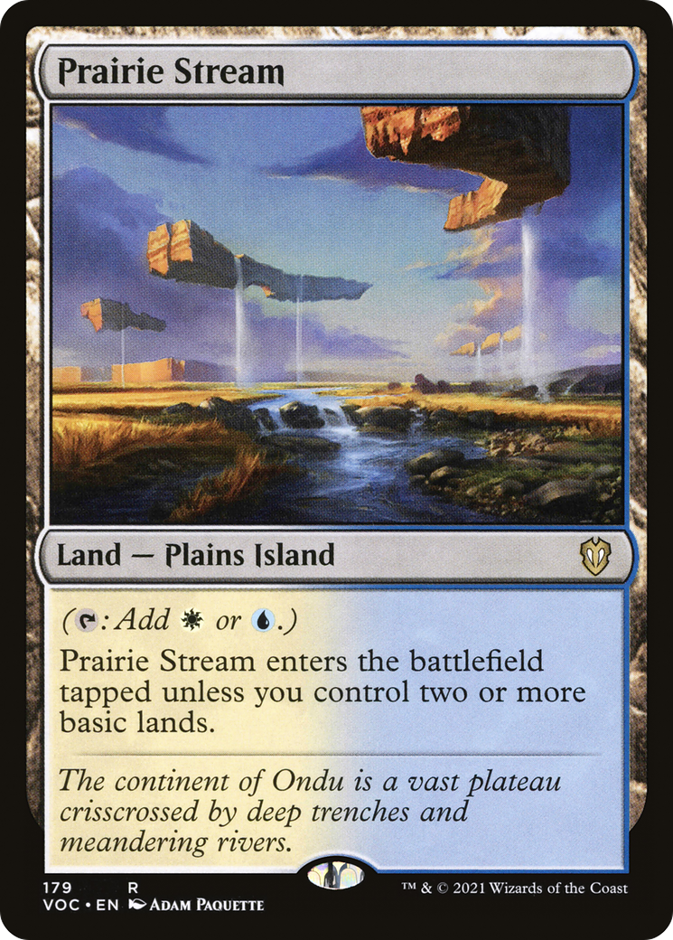 Prairie Stream (179) - Crimson Vow Commander